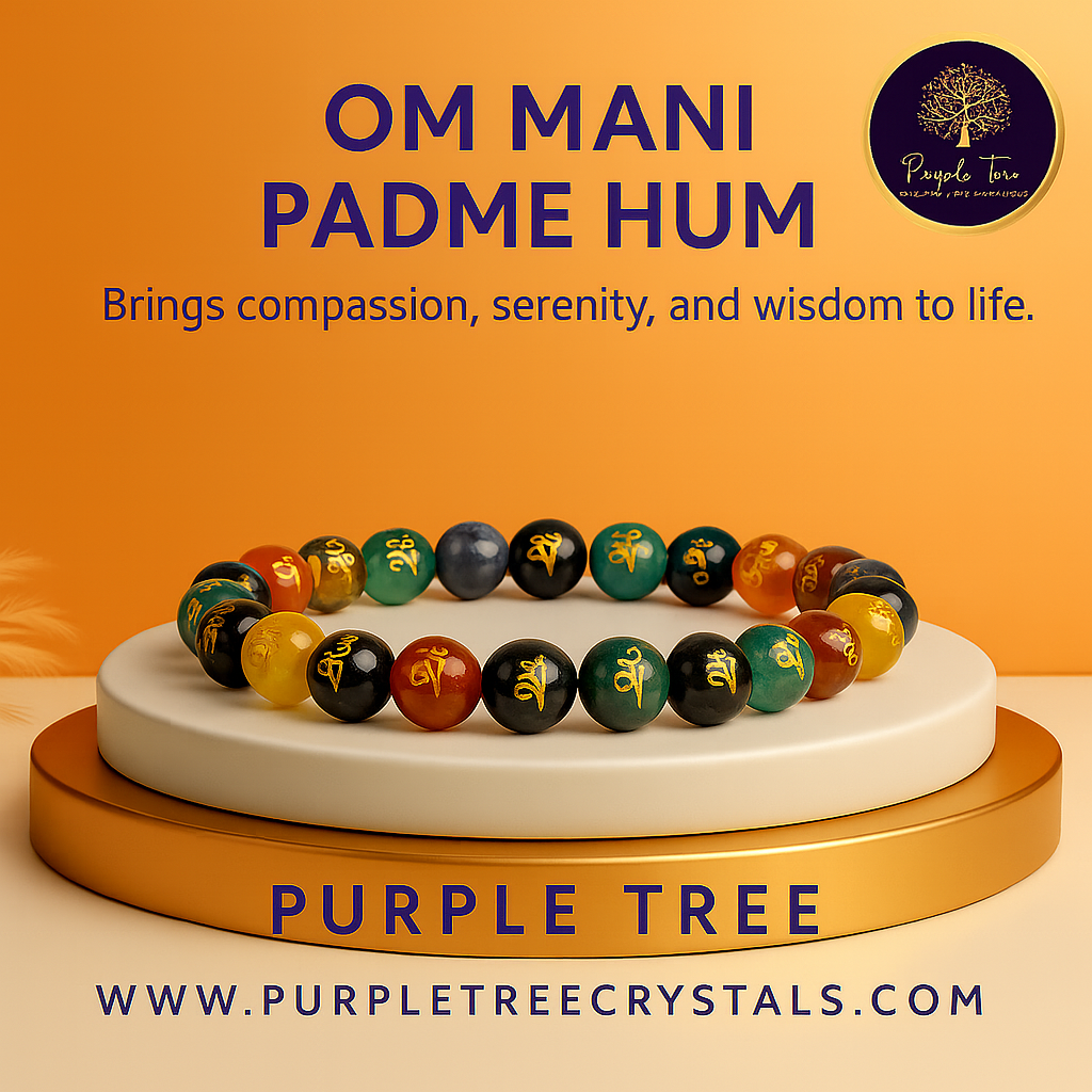 Om Mani Padme Hum Bracelet (8MM)