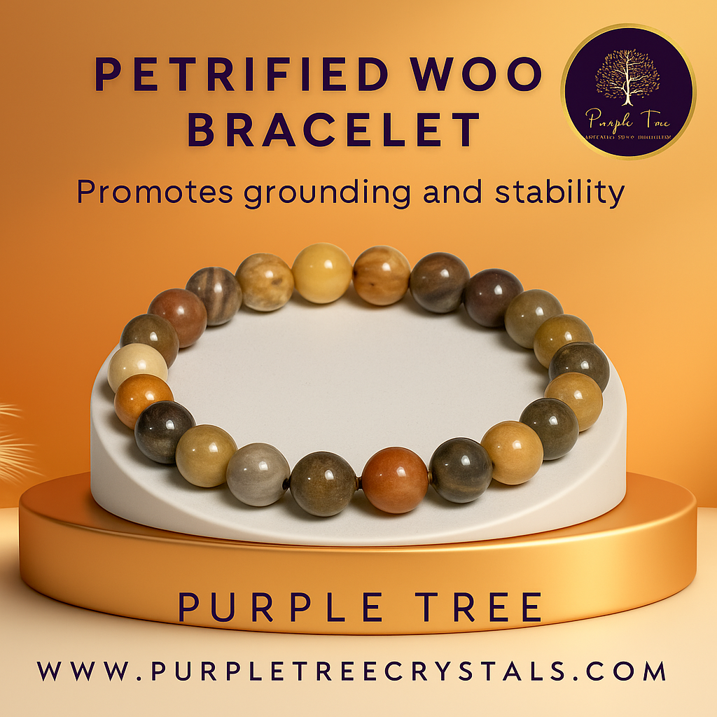 Petrified Wood Bracelet (8MM)