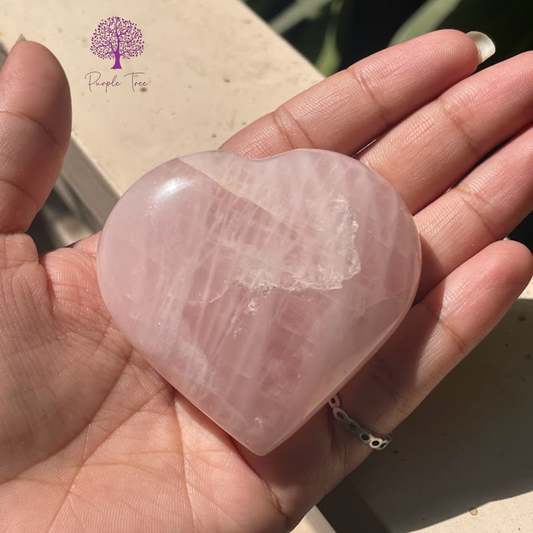 'Rose Quartz' Heart