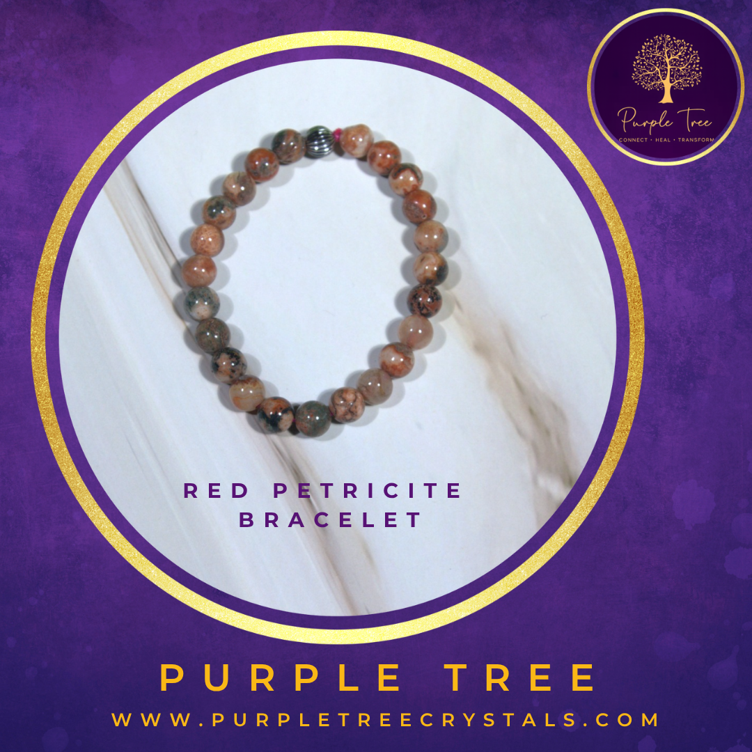 Red Petrisite Bracelet (8MM)