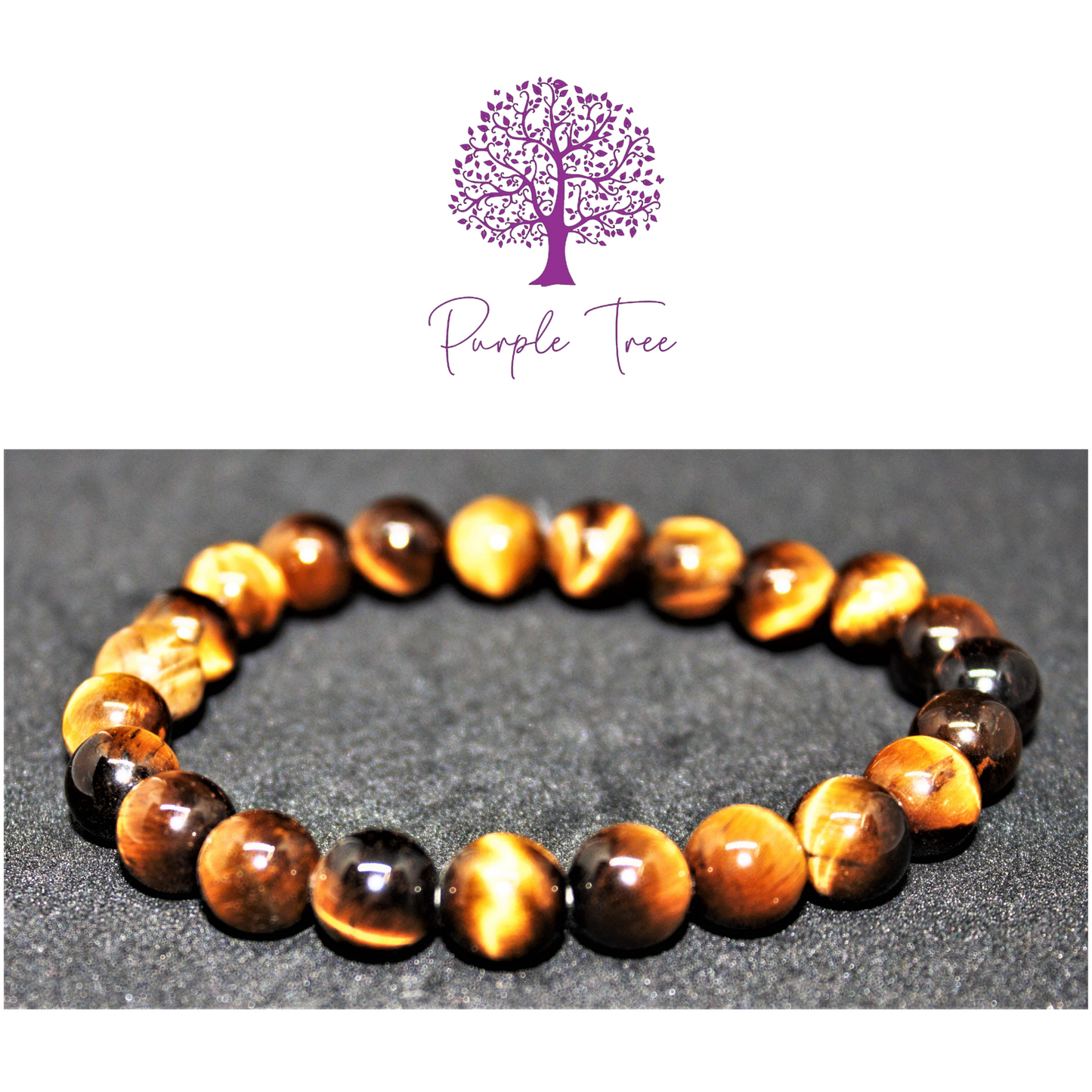 Tiger Eye Bracelet (8MM)