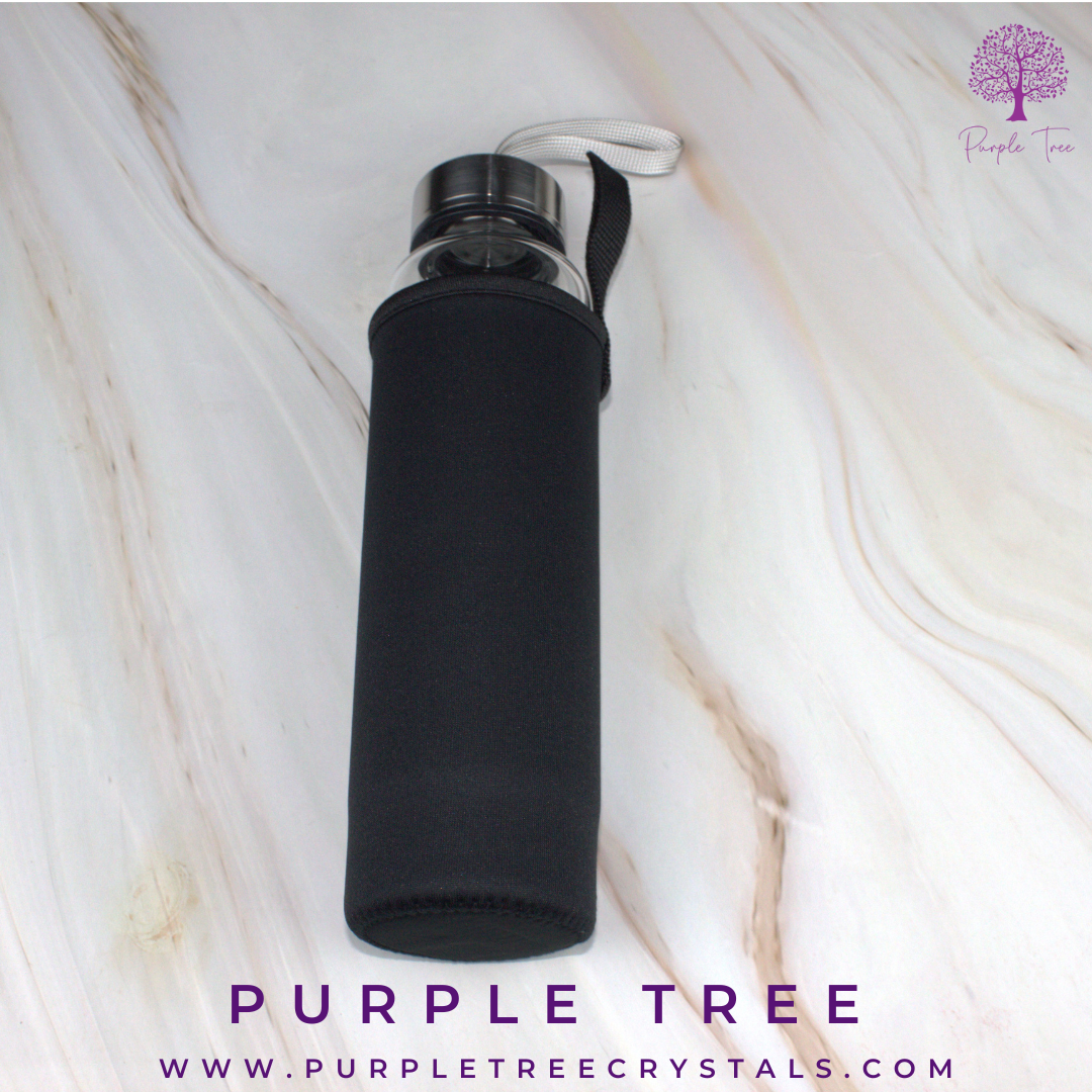 Tiger Eye Crystal Water Bottle