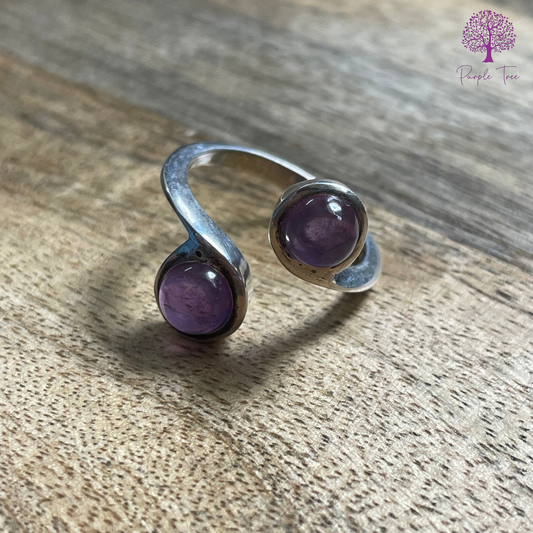 Amethyst 925 Silver Ring