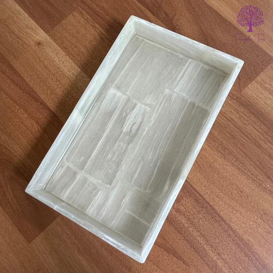 Selenite Plate (with edges large)