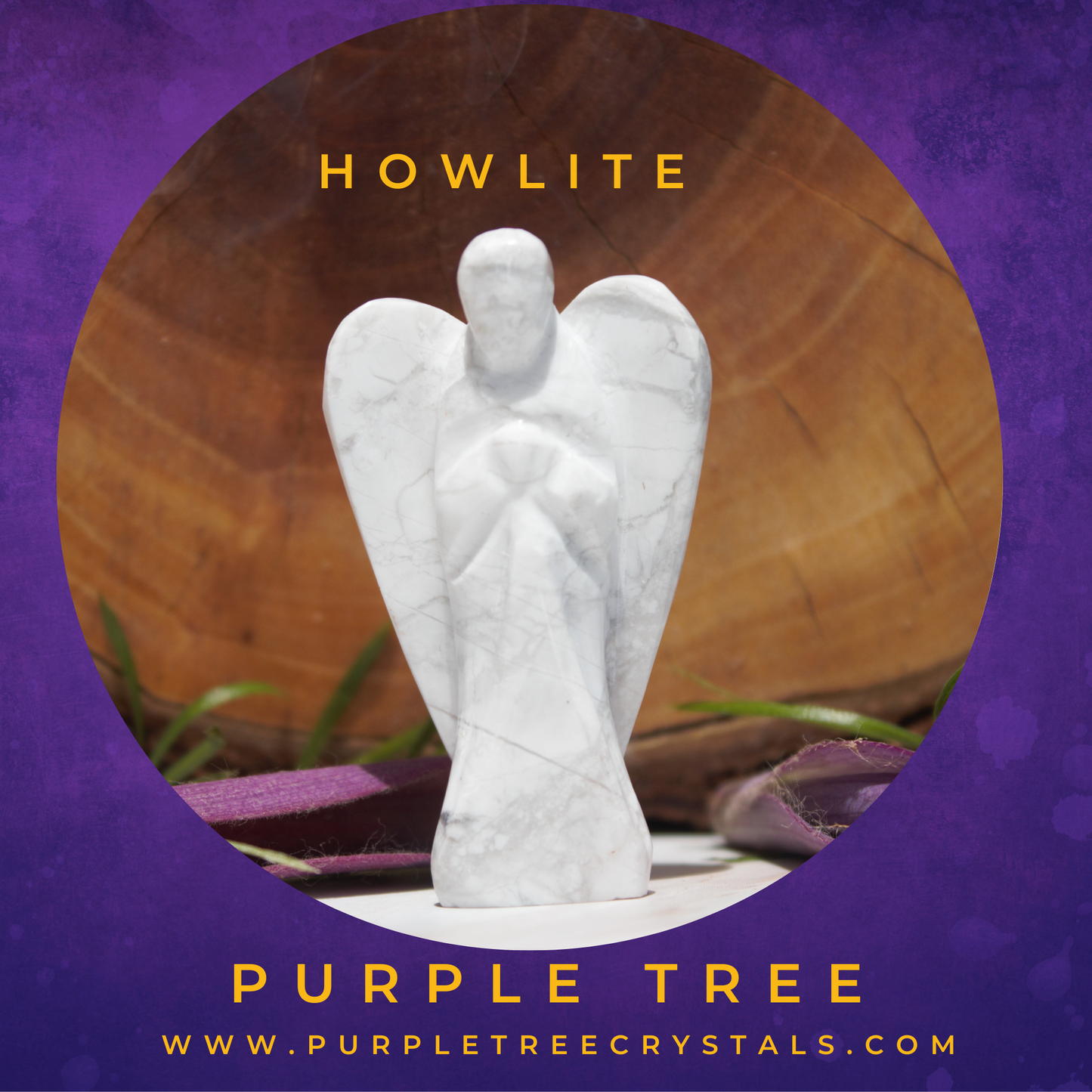 Howlite Angel