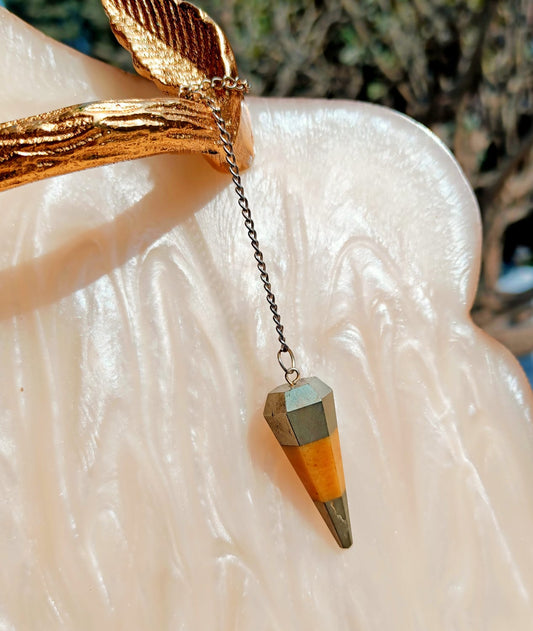 'Golden Pyrite & Yellow Aventurine' Dowser